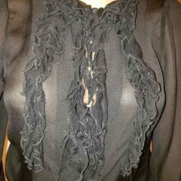 Nanette Lepore Black Blouse - Picture 3 of 6